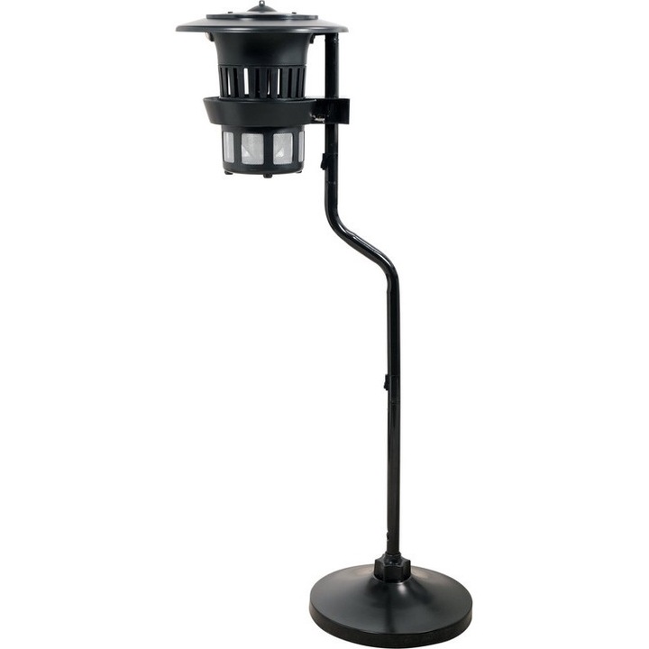 Rovarriasztó lámpa, Lund, UV-A, 15W, IPX4, Fekete