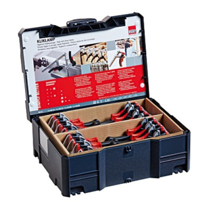 Set cleme fixare, Bessey, Multicolor