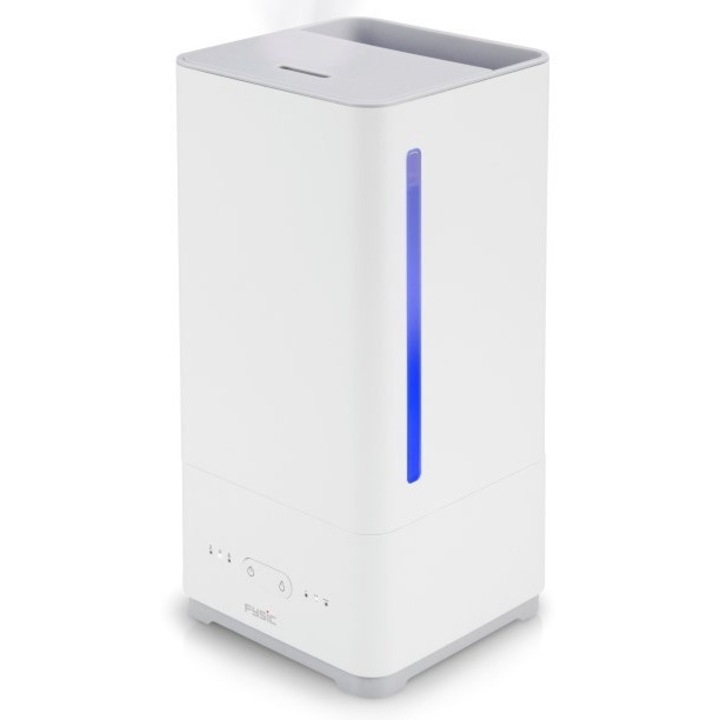 Ultrahangos párásító, Lenco, Gőzhűtéses technológiával, 5l-es tartállyal, Fehér