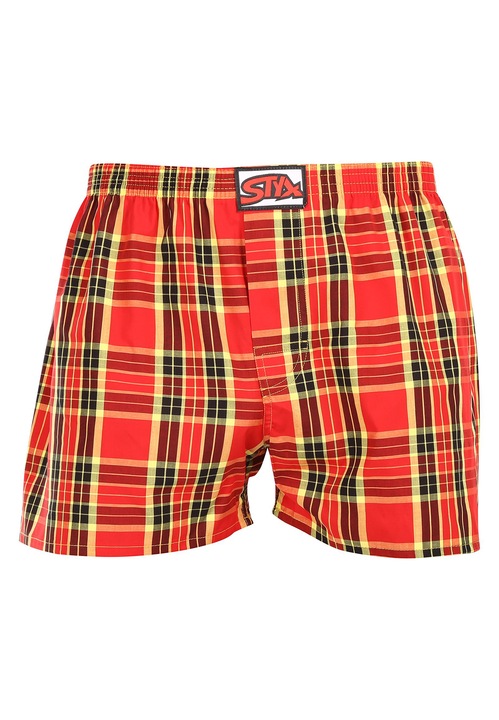 Boxeri Styx pentru barbati, model carouri multicolor, Multicolor