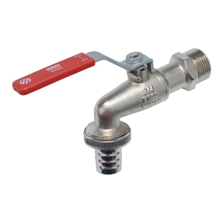 Robinet, Sena, Alama, 3/4Gz X 1Gz X 20, Argintiu/Rosu