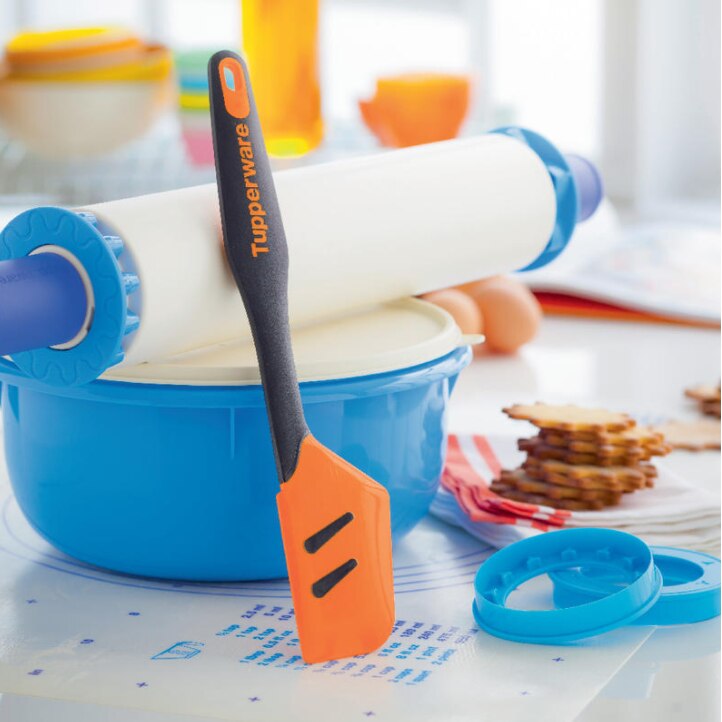 Шпатула широка, Tupperware, силиконова, оранжева - eMAG.bg