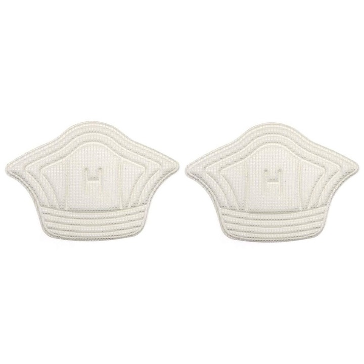 Set 2 bucati protectie calcai pentru pantofi, adidasi, branturi pantofi, General Store, marime universala, alb
