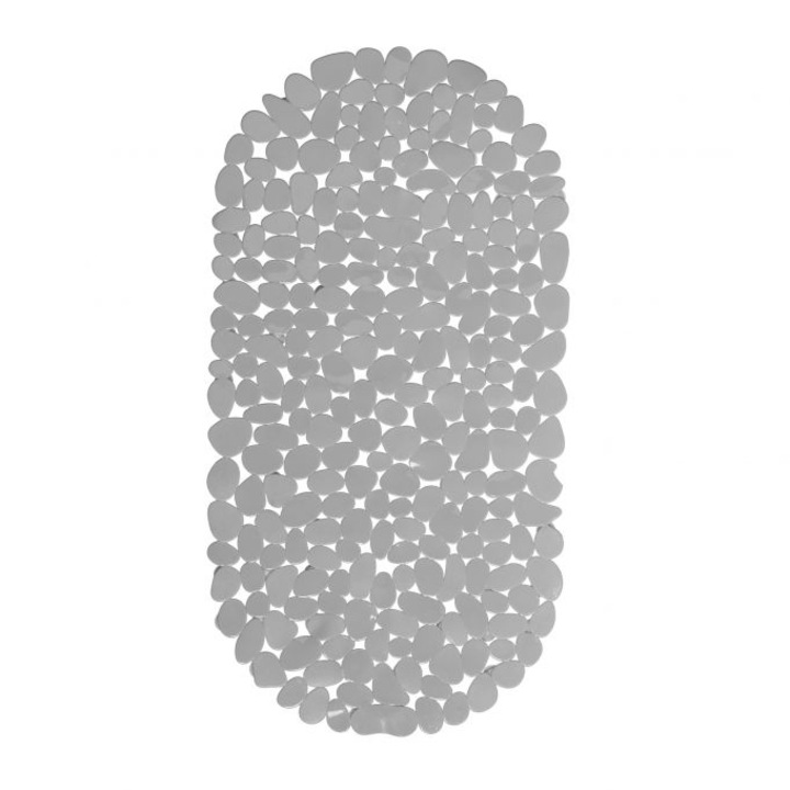 Covor baie pentru cada Relaxdays, gri, 0.5 x 36 x 68 cm