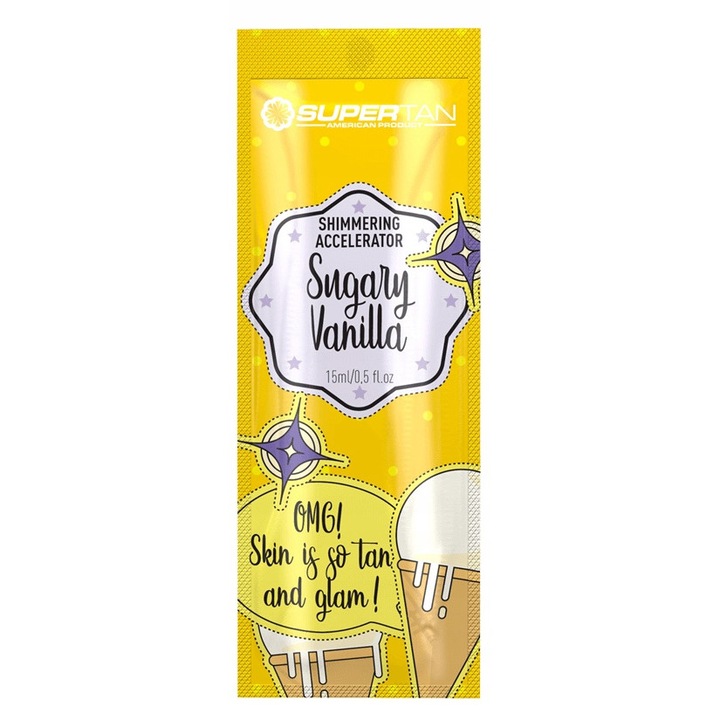 Активатор за тен, Supertan, Sugary & Vanilla, 10 броя