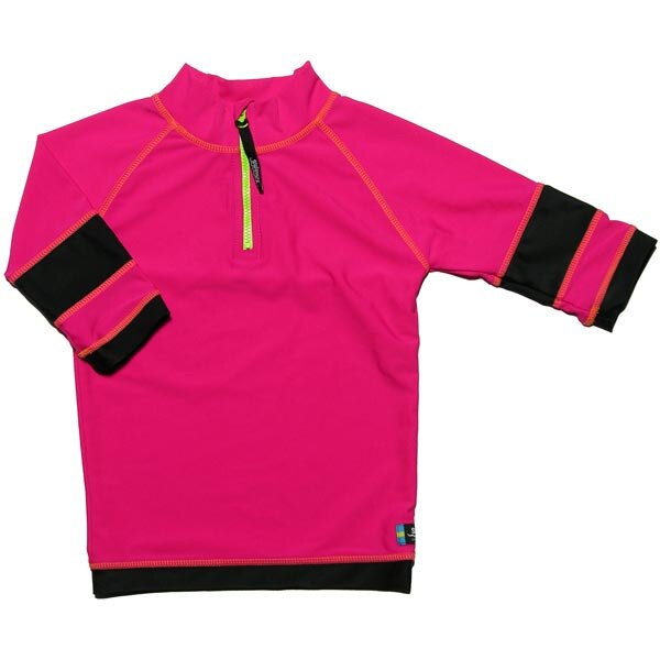 Swimpy - Tricou de Baie Pink Black, Roz/Negru