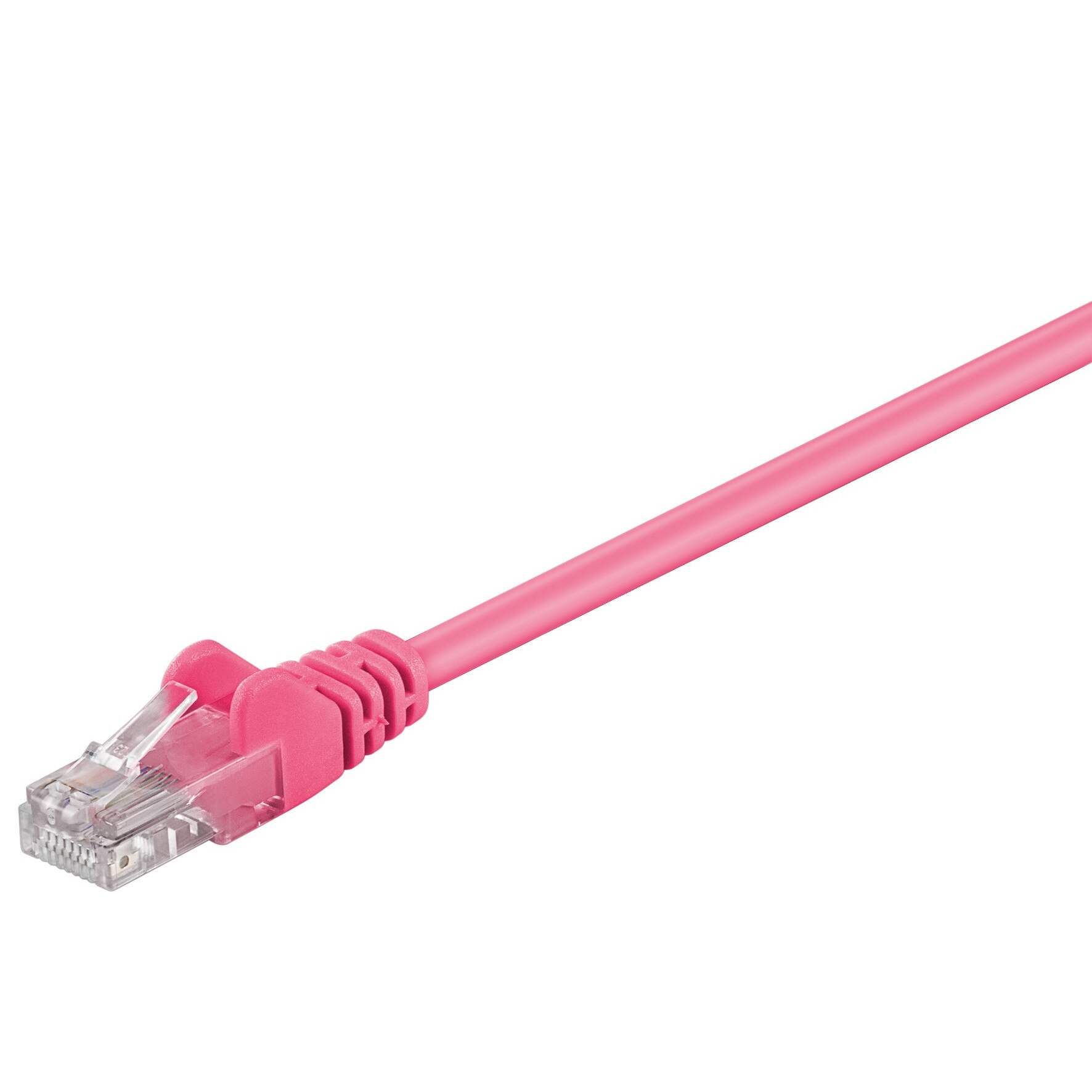 Cablu UTP Goobay Patch cord cat.5e 1m roz