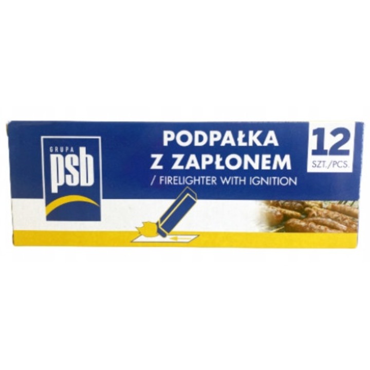 Set 12 brichete gratar, PSB, Cu aprindere