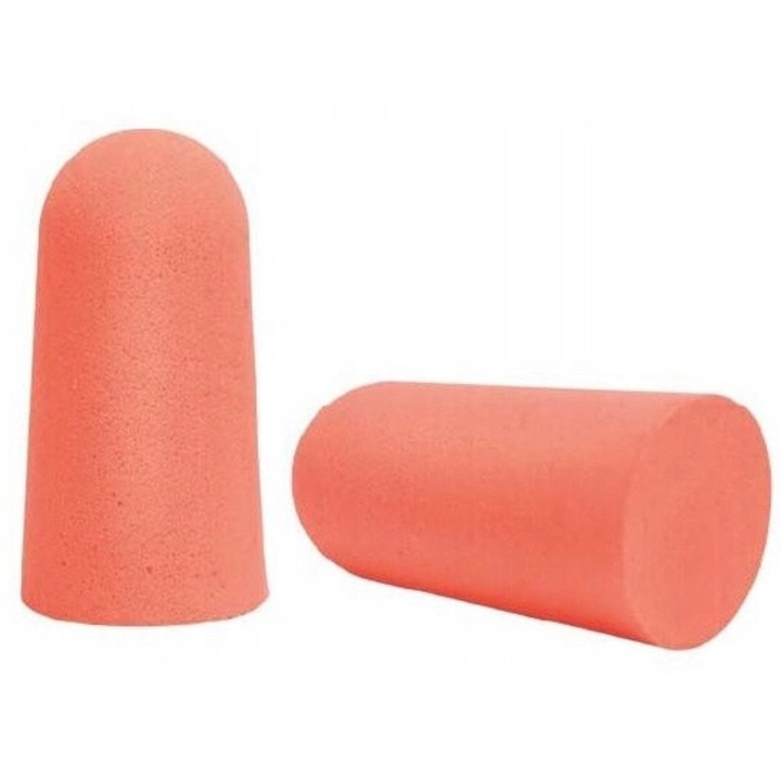 Комплект 2 броя тапи против шум, Stalco, Оранжеви