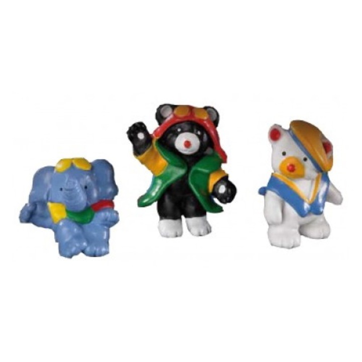 Комплект от 3 фигурки, UCHWYTOW, Летящи приятели, Многоцветни