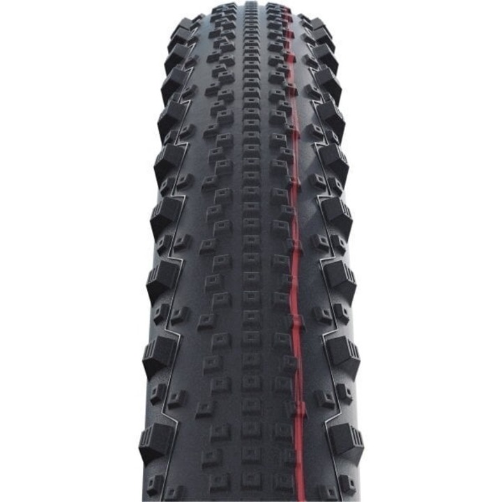 Anvelopa bicicleta MTB Schwalbe Thunder Burt, 29/28" (622mm), Negru/Rosu
