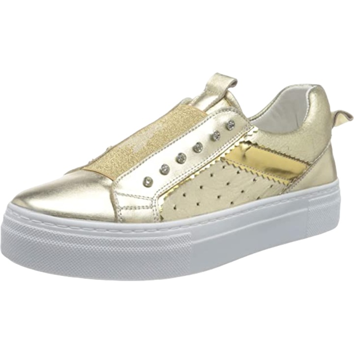 Gyerekcipő, Patrizia Pepe, bőr, arany, 32