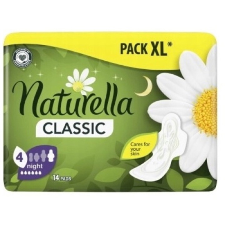 Дамски превръзки с крилца, P&G, Night, 14 бр