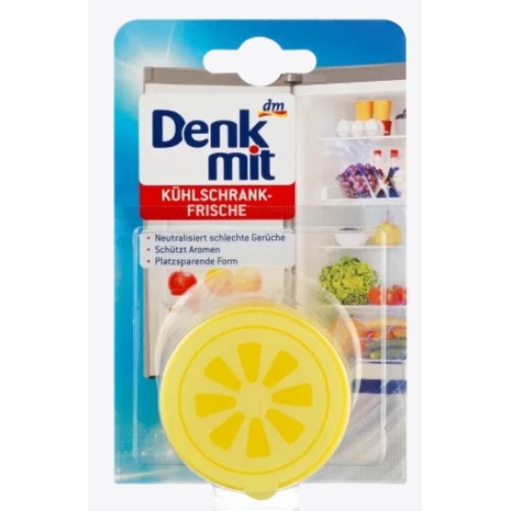 Odorizant pentru frigider, Denkmit, Galben