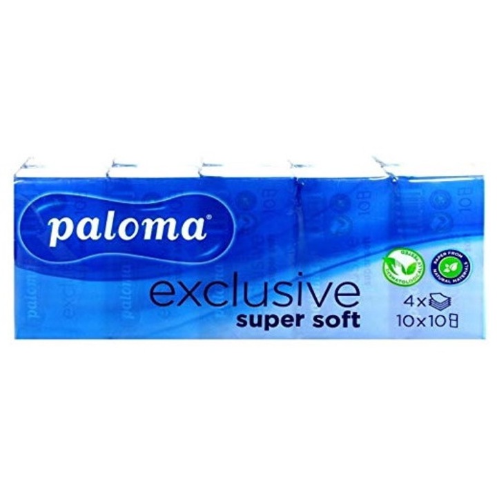 Set 10 pachete de servetele cu 4 straturi, Paloma