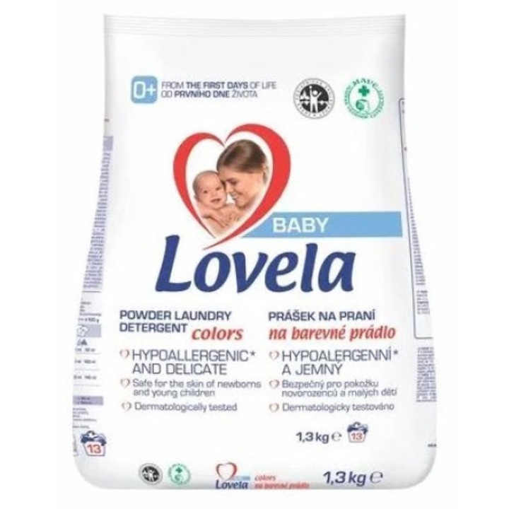 Mosószer, Lovela, Színes szövetekhez, 1,3 kg