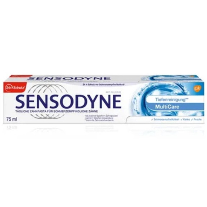 Pasta de dinti cu fluor, Sensodyne, pentru dinti sensibili, 75 ml