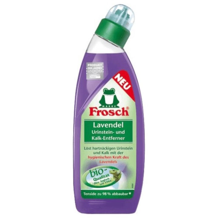 Gel de toaleta cu lavanda, Frosch, 750 ml