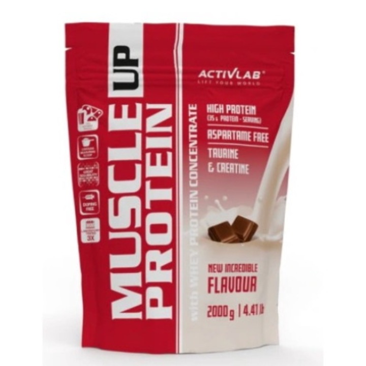 Proteina Muscle UP Protein, Unipro, Ciocolata, 2000 g