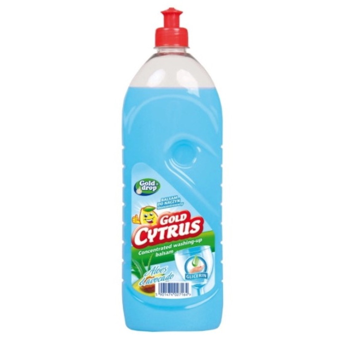 Detergent de vase cu glicerina, Gold Drop, 1l