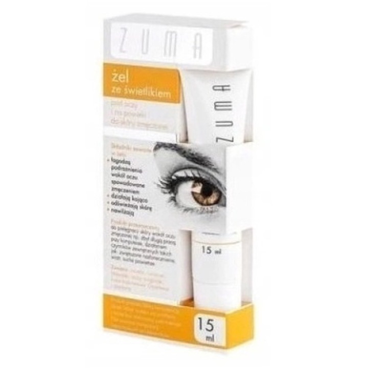 Gel impotriva cearcanelor ,Zuma, pentru ten obosit, 15 ml