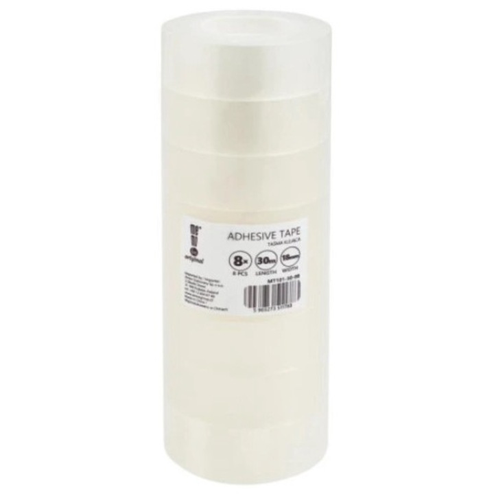 Banda adeziva 18mm/30m, 8 bucati
