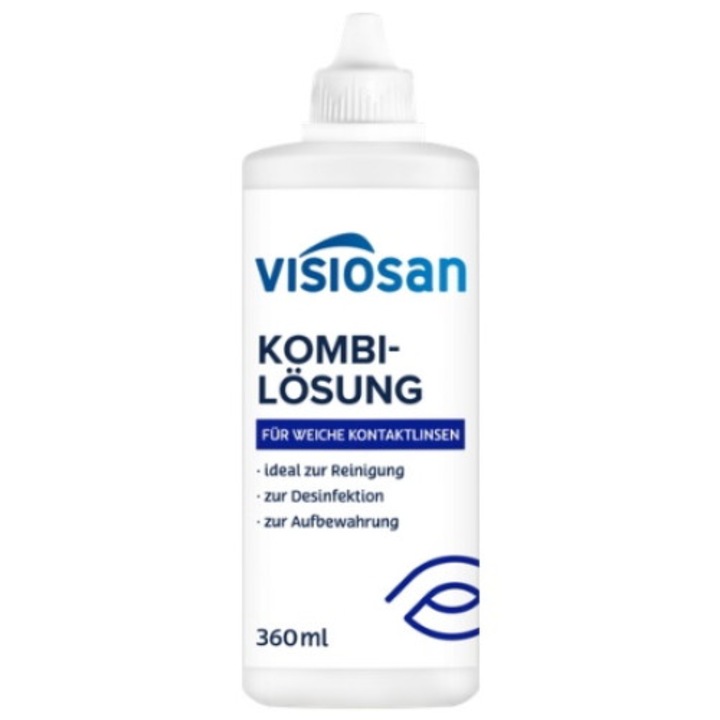Solutie intretinere lentile de contact, Visiosan, 360 ml