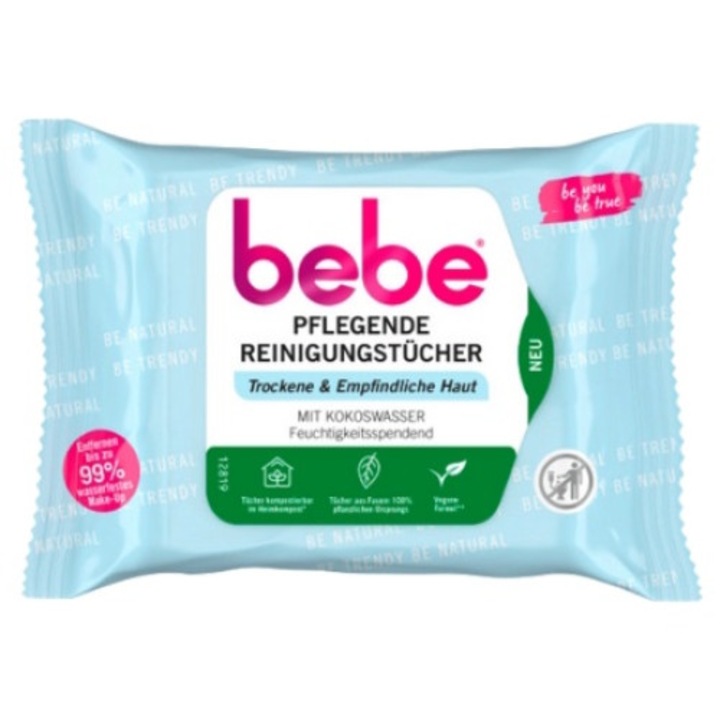 Servetele demachiante, Bebe, Ten mixt/gras, 25 bucati