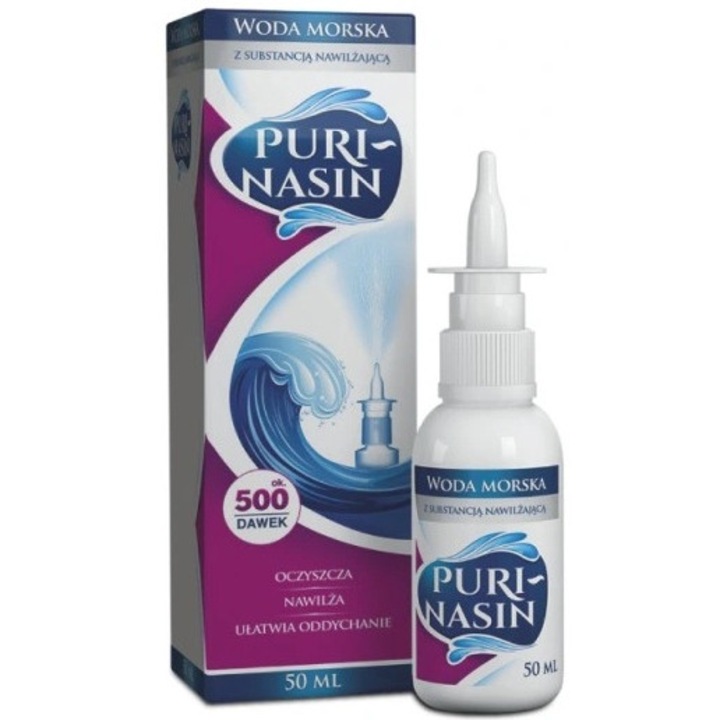 Solutie nazala Aflofarm Purinasin, izotonica, hidratanta, 50ml