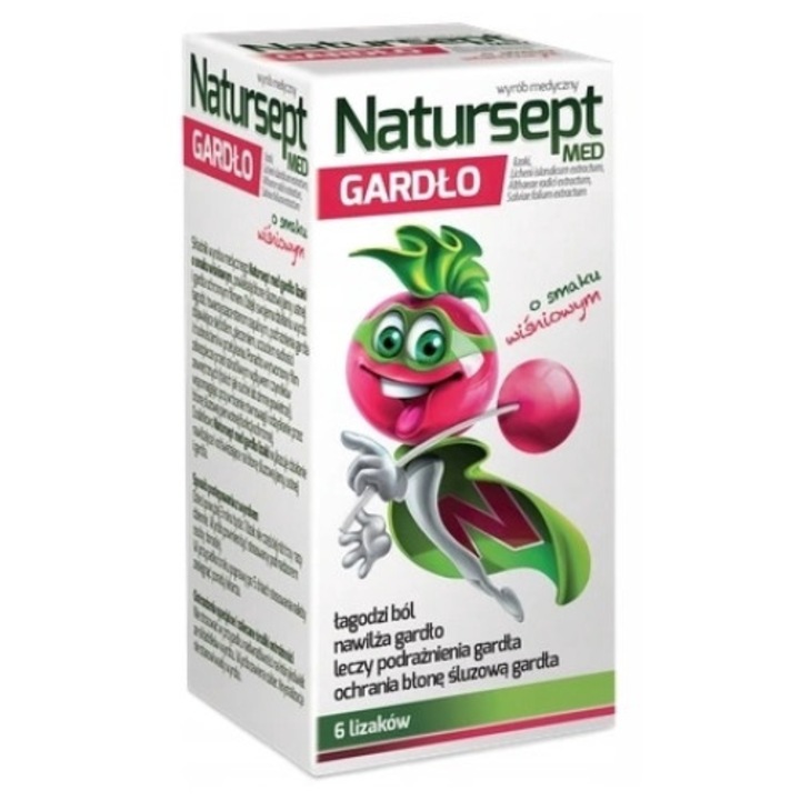 Supliment alimentar Natursept Med Throat, Aflofarm, Acadele cu aroma de ...