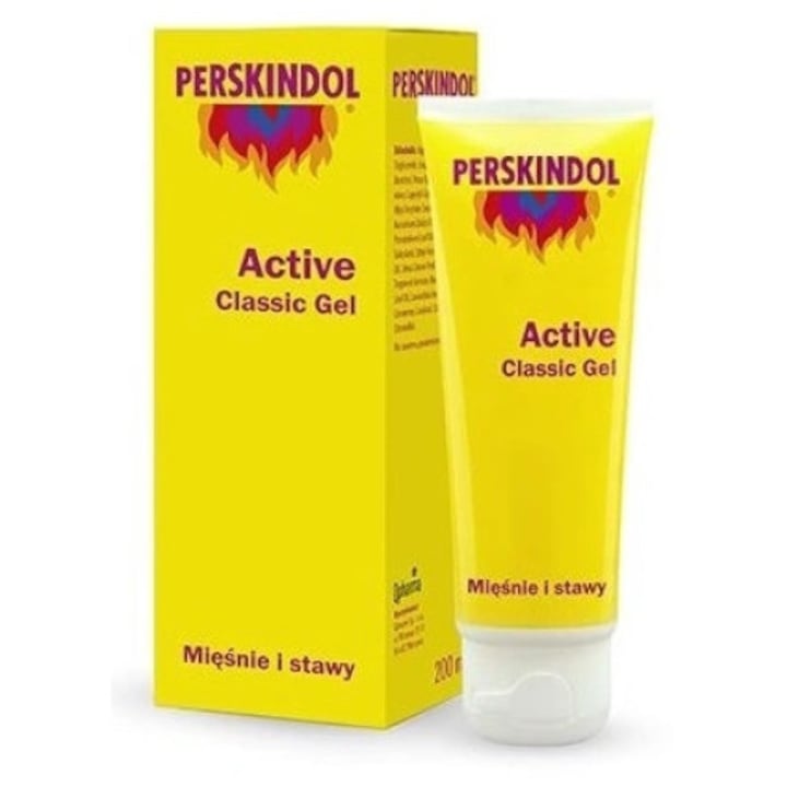 Gel Perskindol Active Classic, 200 ml, efect racoritor si incalzitor, pentru dureri musculare si articulare