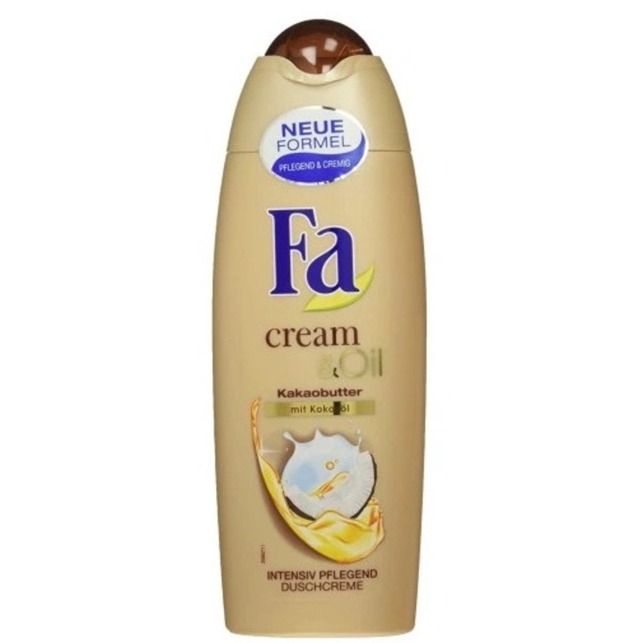 Gel de dus, Fa, Hidratant, Unt de cocos, 250 ml
