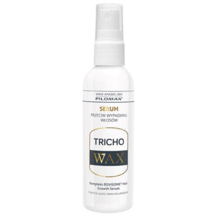 Pilomax English Wax, Tricho Serum impotriva caderii parului, 100 ml