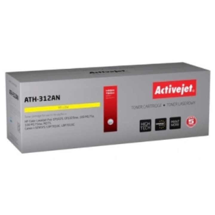 Toner pentru HP, ActiveJet, Galben