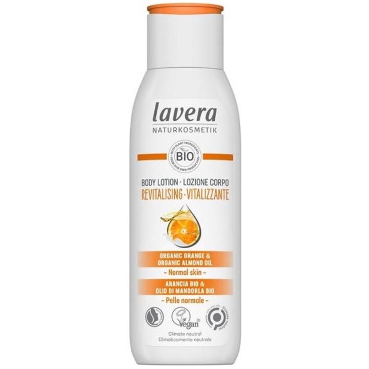 Lotiune de corp organica cu portocale si catina, Lavera, 200 ml