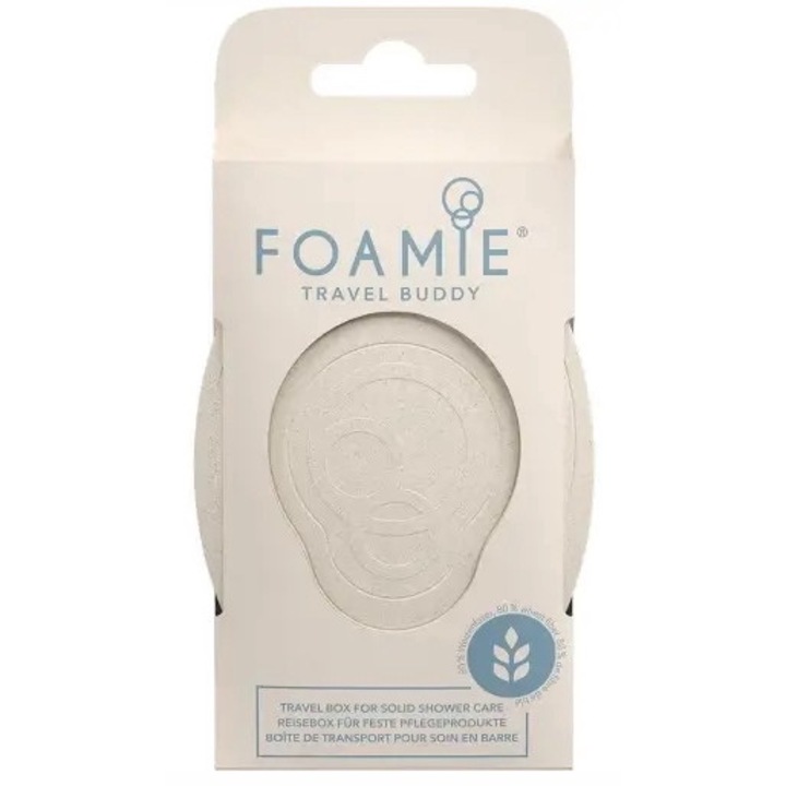 Cutie de calatorie pentru sapun, Foamie, Alb