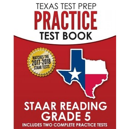 Texas Test Prep Practice Test Book Staar Reading Grade 5, Test Master Press Texas (Author)