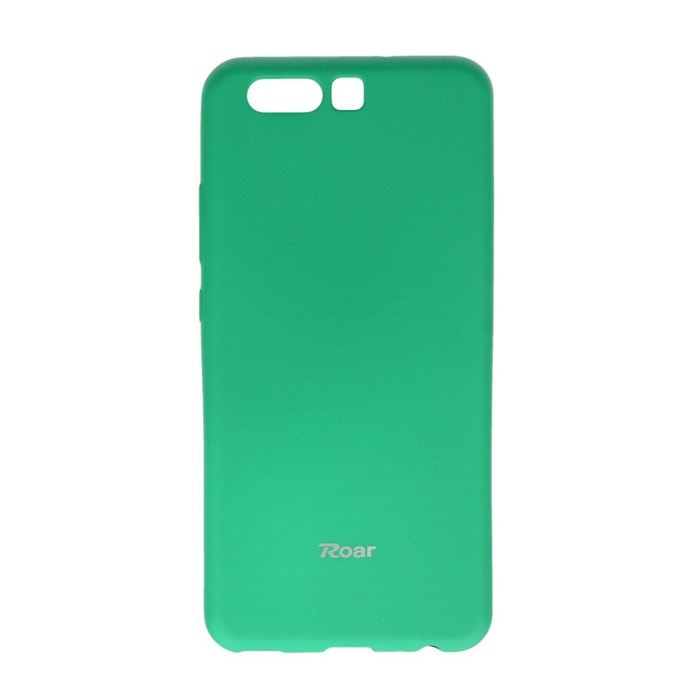 Husa din silicon mat Roar pentru Huawei P10 plus, verde inchis
