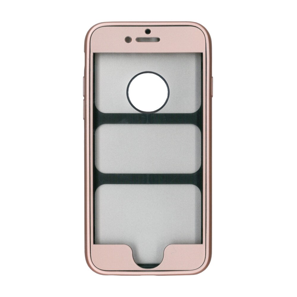 Husa din silicon full body EuroCELL pentru iPhone 7 plus/8 Plus, roz