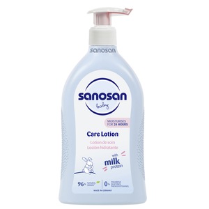 Lotiune de ingrijire cu dispenser Sanosan Baby, 500 ml