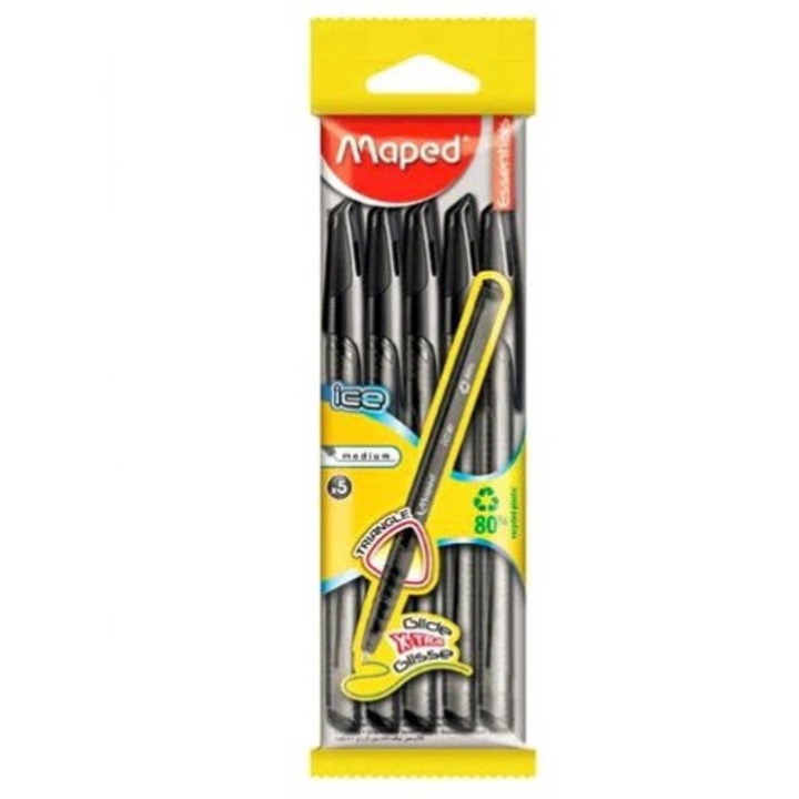 Set 5 pixuri, Maped, Negru