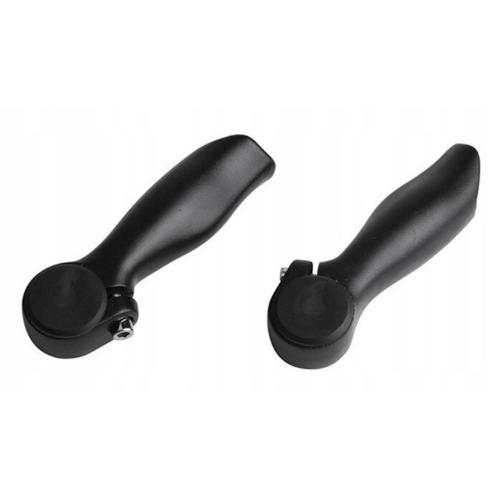 Manere Pentru Biciclete, Absorbtie De Vibratii, Pentru Biciclete De Munte Si Terenuri Dificile, 2 Bucati, 10.5 Cm, Negru