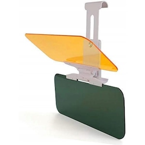Parasolar Auto, Gadget Senzational Pentru Fiecare Automobilist, Imbunatateste Confortul Din Masina, Reduce Reflexiile Luminii Pe Timp De Noapte, Galben Si Gri