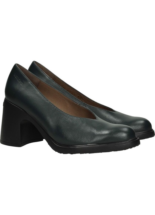 Pantofi dama Wonders din piele verde, Verde, 39