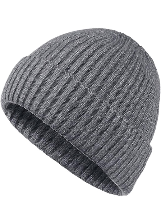 Férfi téli sapka, QttvbTna, Akril, Szürke
