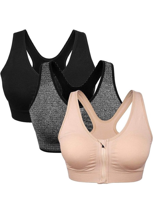 3 db-os női mellszett, Cozevdnt, Nylon/Spandex, Multicolor, Többszínű