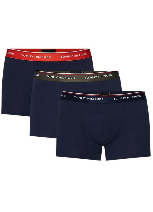 Set 3 perechi boxeri, Tommy Hilfiger, Negru