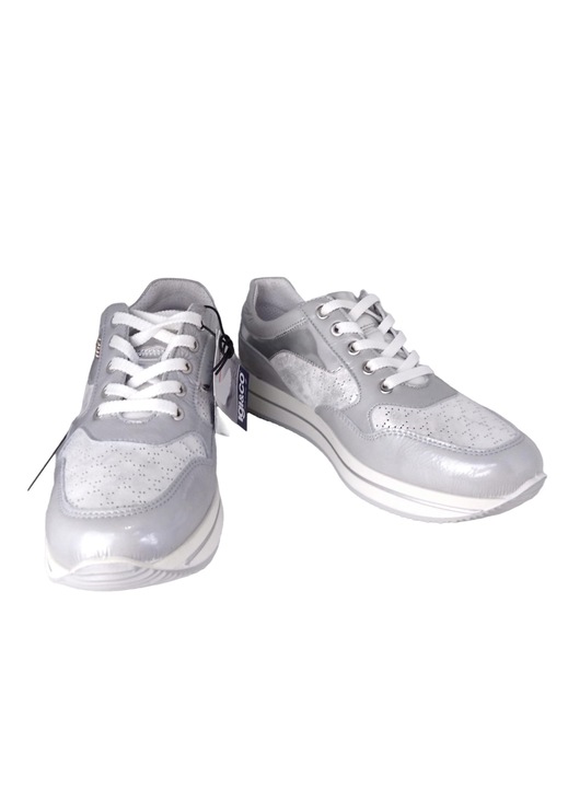 Adidasi dama din piele naturala, IGI&CO, Gri, Gri, 39