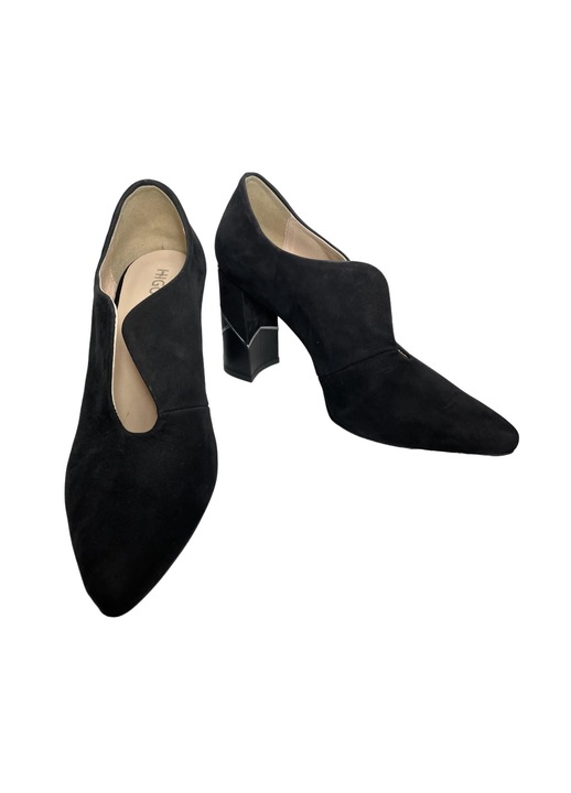 Pantofi de dama din piele intoarsa, HIGO, Negru, 40 EU