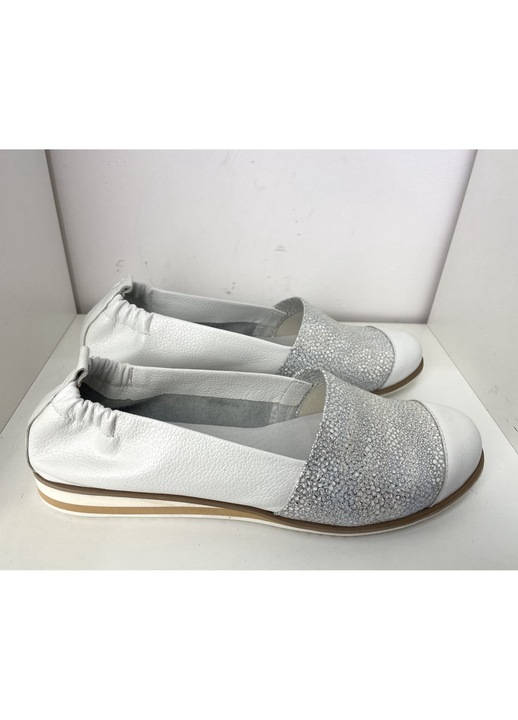 Pantofi dama, Higo, Piele, Alb, Alb